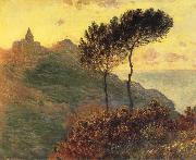 The Church at Varengeville,Grey Weather Claude Monet